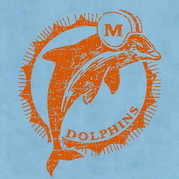 Miami Dolphins Vintage t Shirt Throwback Jersey Logo Tee
