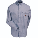 Carhartt Force Shirts: Men's Asphalt 102418 066 Long Sleeve Ridgefield Shirt