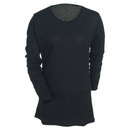 Carhartt Shirts: Women's C30109 BLK Black Long-Sleeve Burnout Jersey Shirt