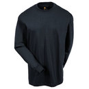 Carhartt Shirts: Men's Black K231 BLK Logo Cotton Jersey Long Sleeve Tee Shirt