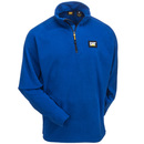 CAT Apparel Sweatshirts: Men's 1310031 95B Concord Fleece Bright Blue Quarter-Zip Sweatshirt