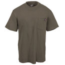 Dickies Shirts: Men's WS450 BV Black Olive Short Sleeve Cotton Tee Shirt