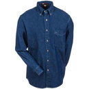Harriton Shirts: Men's M550 DDM Cotton Denim Long Sleeve Shirt