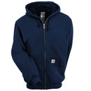 Carhartt Sweatshirts: Men's Navy K122 472 Zip Up Hooded Sweatshirt