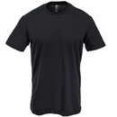 Next Level Shirts: Men's Black 6410 BLK Sueded Finish Tee Shirt