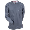 Bulwark Shirts: Men's Charcoal QT32 CH Flame-Resistant iQ Long Sleeve Shirt