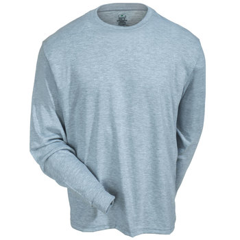 Arborwear Shirts: Men's 706565 GRY Grey Long-Sleeve Tech Tee Shirt