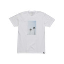 Surf Ride Cali Palm T Shirt in White