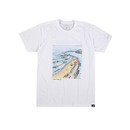Surf Ride Oside Harbor Syka Collab T Shirt in White