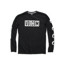 Volcom T-Shirt Knock Long Sleeve T Shirt in Black