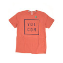 Volcom Flagg T Shirt in Dark Clay