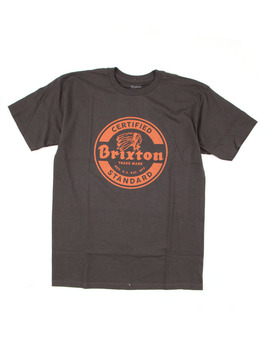Brixton Soto T Shirt in Washed Black