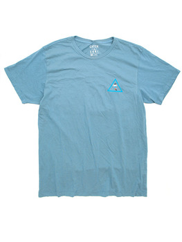 Catch Surf Circle Script T Shirt in Smokey Blue