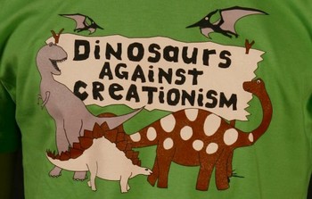 Dinosaurs Against Creationism T-Shirt