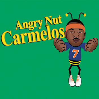 HONEY NUT CHEERIOS CARMELO ANTHONY T SHIRT - Melo Is Angry Nut Ready To Fight Garnett