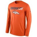 Denver Broncos NFL Legend Staff Practice Dri-FIT Long Sleeve T-Shirt