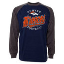 Denver Broncos Rounder Raglan Long Sleeve Jersey T-Shirt