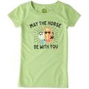 Life is Good Girls May The Horse Crusher Tee