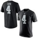 Oakland Raiders Derek Carr NFL Player Pride Name and Number T-Shirt