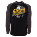Pittsburgh Steelers Rounder Raglan Long Sleeve Jersey T-Shirt