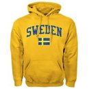 Sweden MyCountry Vintage Pullover Hoodie (Gold)