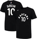 Toronto Raptors DeMar DeRozan NBA Name & Number T-Shirt - Black