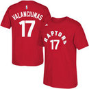 Toronto Raptors Jonas Valanciunas NBA Name & Number T-Shirt