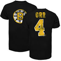1960'S NHL Boston Bruins Bobby Orr Graphic Printed T Shirt NWOT