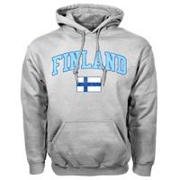 Finland MyCountry Vintage Pullover Hoodie (Sport Gray)