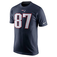 New England Patriots Rob Gronkowski NFL Player Pride Name and Number T-Shirt