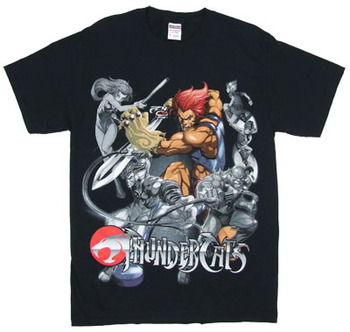 Lion-O In The Middle - Thundercats T-shirt