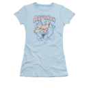Women's Aquaman T-shirt with Bubbles graphic