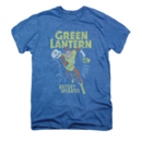 Men's Green Lantern T-Shirt with Vintage Battery Operated Graphic