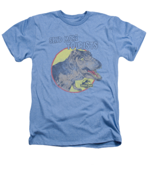 Men's Jurassic Park T-Shirt with Send More Tourists Graphic