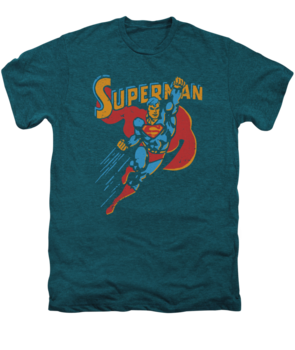 Men's Superman T-Shirt with Life Like Action Graphic
