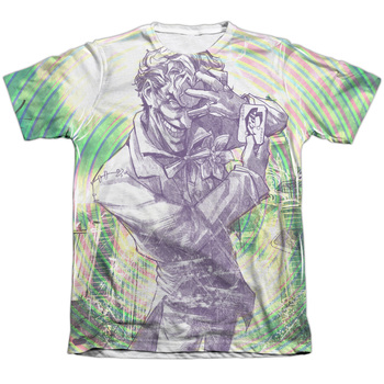 Men's The Joker T-Shirt with Mad Mad Swirl Graphic
