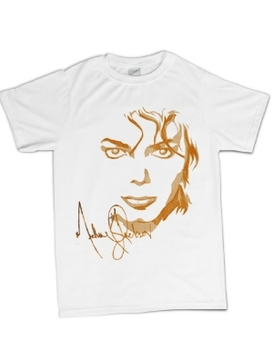 Michael Jackson Face Line Drawing