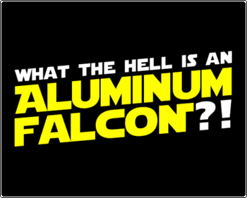 Aluminum Falcon Tshirt