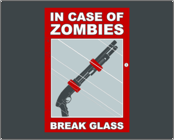 In Case Of Zombies T-shirt