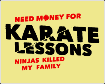 Karate Lessons T-shirt