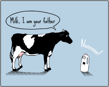 Milk, I am your father Tshirt