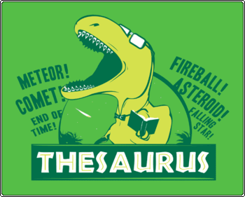 Thesaurus Dinosuar Tee