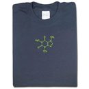 Caffeine Molecule T-Shirt - Navy