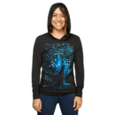 Singularity Glow-in-the-Dark Ladies' Hooded Pullover - Exclusive - Black