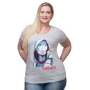 Spider-Gwen Most Wanted Plus Size Tee - SIlver