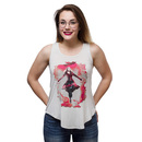 Scarlet Witch Chiffon Back Tank - Exclusive - Grey