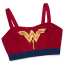 Wonder Woman Caged-Back Sports Bra - Red