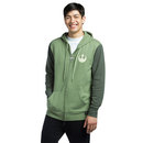 Star Wars X-Wing Squadron Zip-Up Hoodie - Olive Green