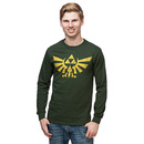 Legend of Zelda Hyrule Crest Long Sleeve T-Shirt - Green
