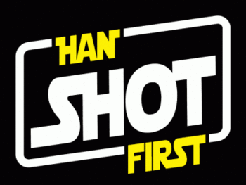 Han Shot First T-shirt